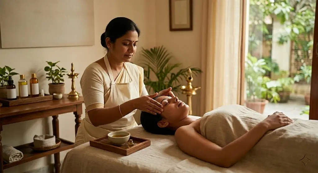 Kancha Face Massage – Natural Glow, Lift & Relaxation in Kolkata